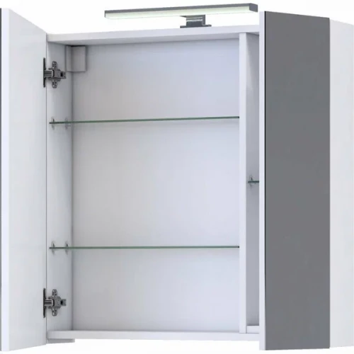 Зеркало шкаф Vigo Plaza 700 навесной со светильником zsh.PLA.70.El 70x70 см