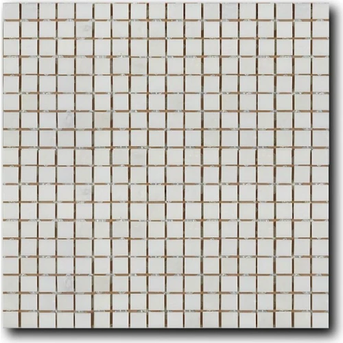 Мозаика из натурального камня Art&Natura Marble Mosaic Calacatta 15x15 сетка белая mm-calacatta 30,5x30,5 см