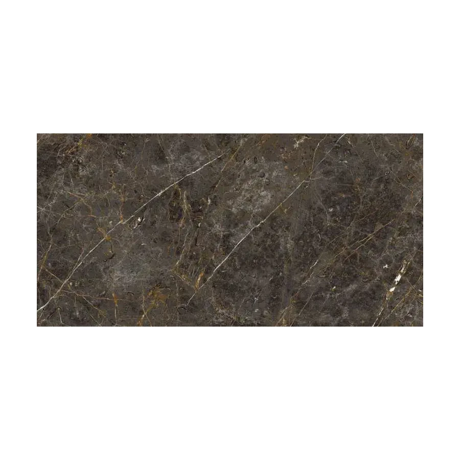 Керамогранит Lafaenza Aesthetica AE GOL6 12 LP глянцевый коричневый 120х60 см