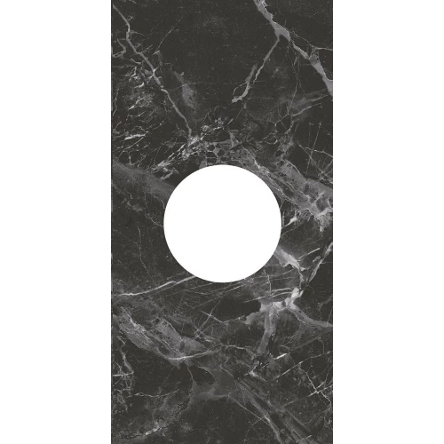 Декор Kerama Marazzi Коррер наборный глянцевый чёрный ID160 60x30 см