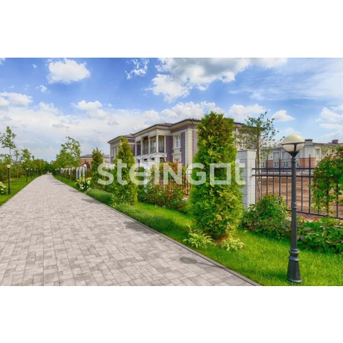 Тротуарная плитка Steingot Бавария "Травертин" серый 60 мм