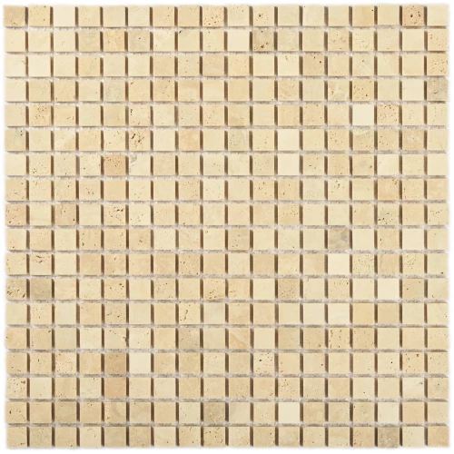 Мозаика Bonaparte Каменная мозаика Italy 15х15 матовая бежевая 30,5х30,5 см