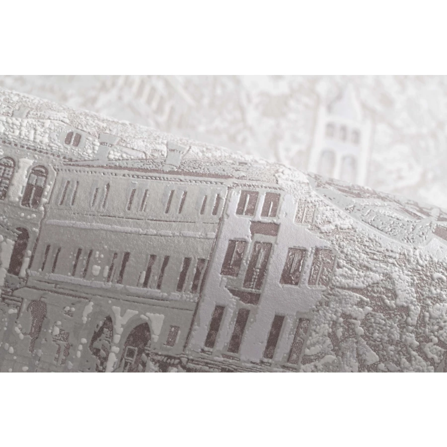 Обои флизелиновые Palitra Home HomeColor Serra серые HC31051-24 1,06х10,05 м