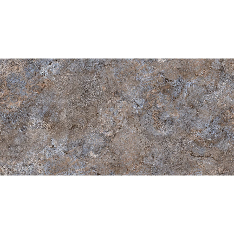 Керамогранит ALMA Ceramica Indastrio sugar-эффект коричневый GFU60120IND40R 120х60 см