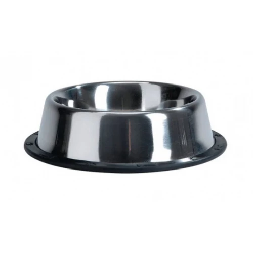 Миска для домашних животных Homepet Anti Skid металлическая на резинке 77050 0,9 л
