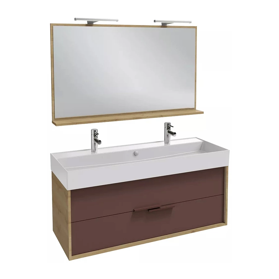 Керамическая раковина Jacob Delafon Vivienne белая EXBK112-00 120х46 см