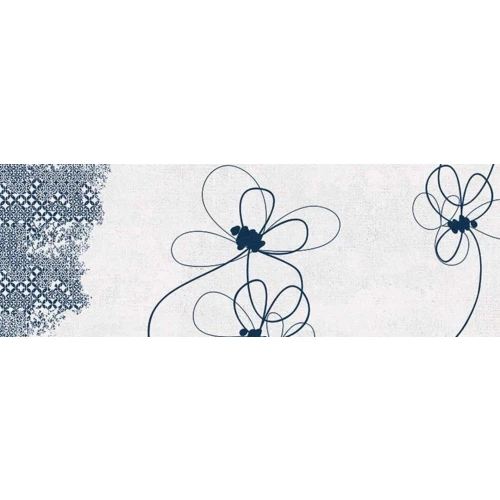 Плитка настенная Tikko Decor Blanco матовая с блеском белая 90х30 см