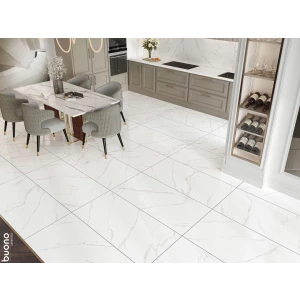 Керамогранит Buono Marble Carrara Livia Glossy белый M4401P 120х60 см