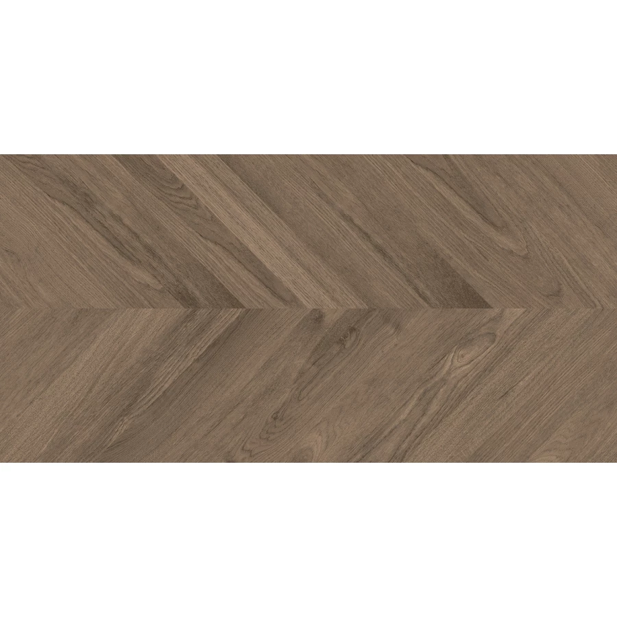Керамогранит Laparet Wood Latina Brown Chevron матовый карвинг коричневый 120х60 см