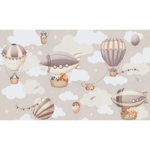 Обои флизелиновые Palitra Home Zoo Child HomeColor бежевые HC72270-21 1,06х10,05 м