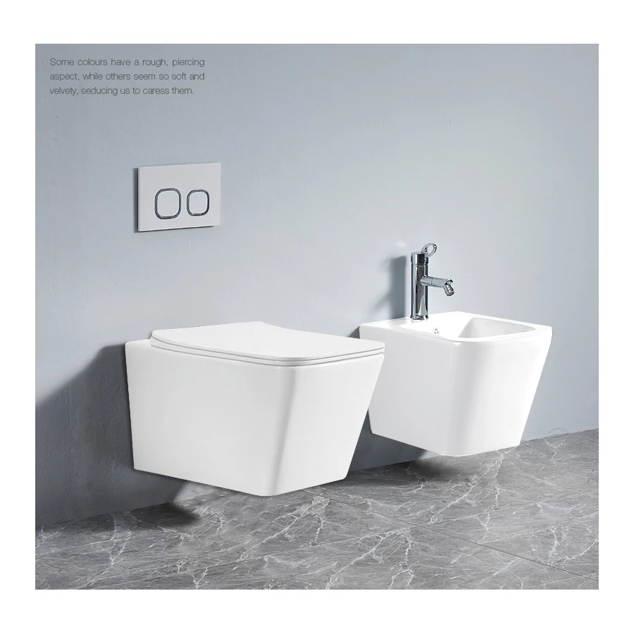 Унитаз подвесной Azario Boca безободковый с сиденьем микролифт AZ-2002 52х36х37 см