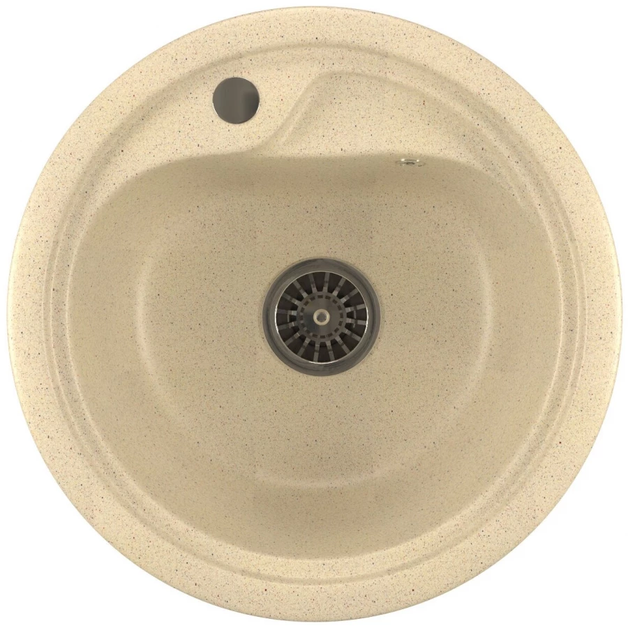 Мойка из искусственного мрамора Mixline ML-GM10 525066 44x44 см