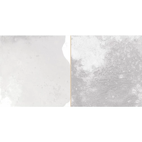 Плитка керамическая Peronda Фс Традитион Скьюуаре Силвер / Fs Tradition Square Silver глянцевая белая 30962 40х20 см
