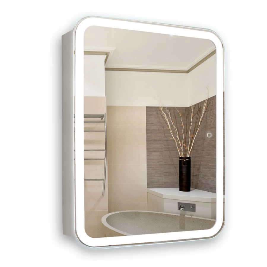 Зеркало-шкаф Azario Фиджи flip 50 подсветка сенсорный выключатель с функцией диммера LED-00002471 50x75 см