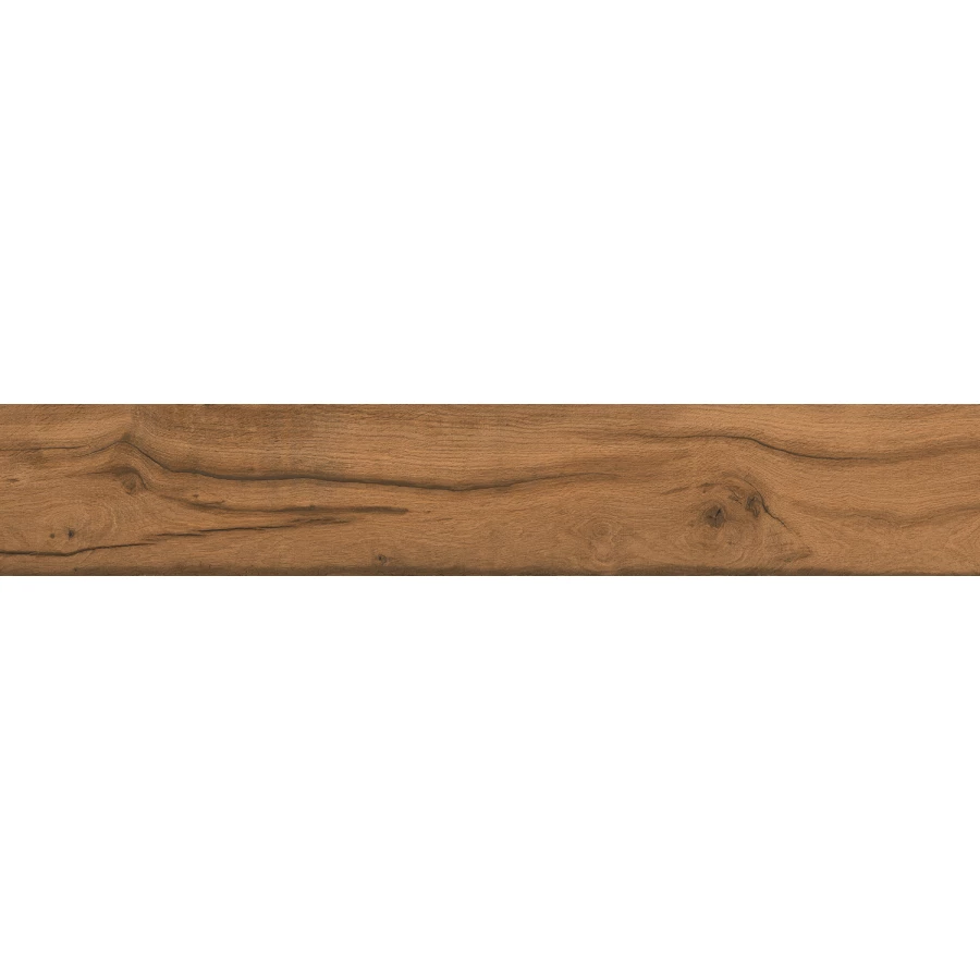 Керамогранит StaroWood Sherwood Cherry Carving матовый коричневый 120х20 см