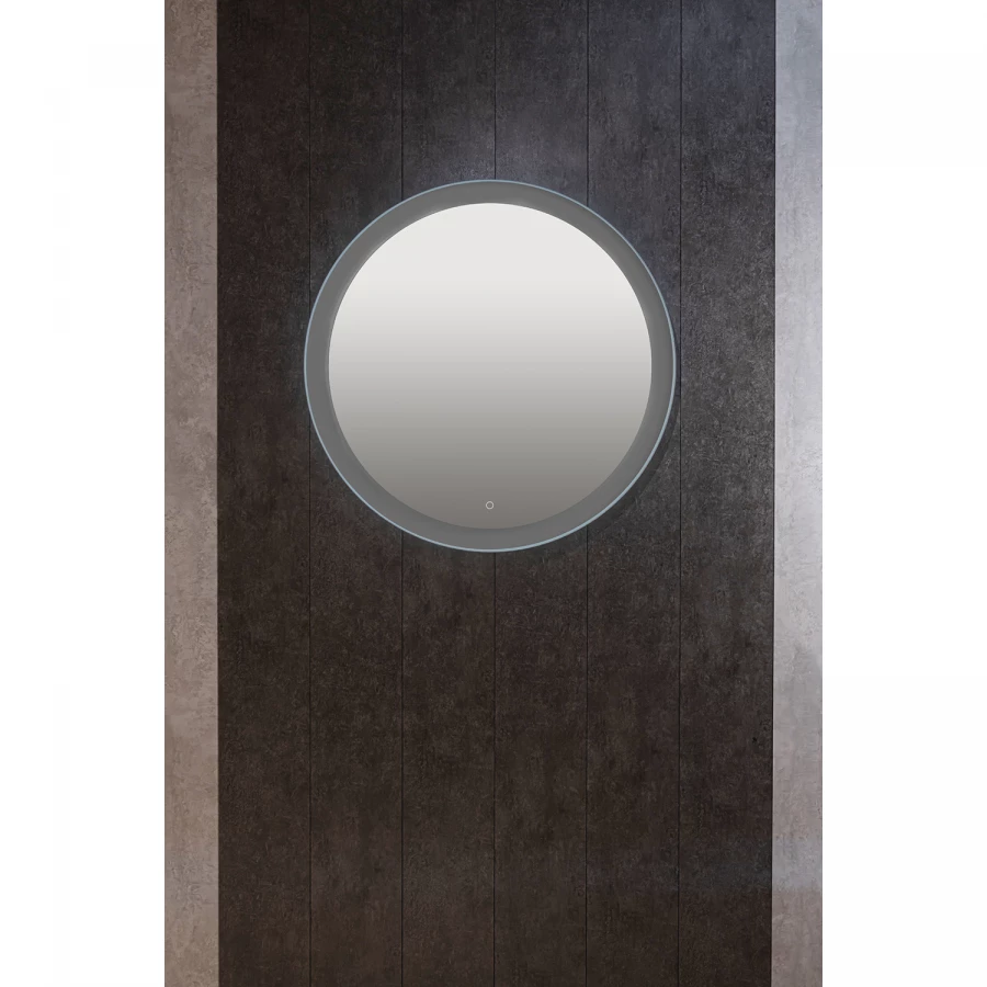 Зеркало Azario Перла-S сенсорный выключатель бегущая подсветка LED-00002736 d77 см