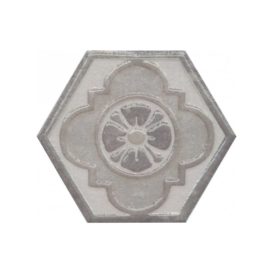 Вставка Kerama Marazzi Тюрен серый 12х10,4 см