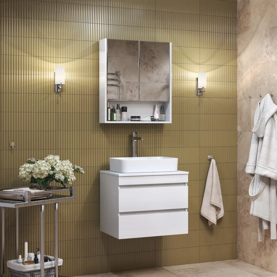 Зеркало шкаф Vigo Urban 600 навесной zsh.URB.60 60x70 см