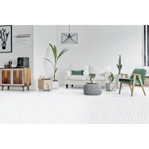 Керамогранит Codicer Hex. Porto Savona Blue бело-голубой 25x22 см