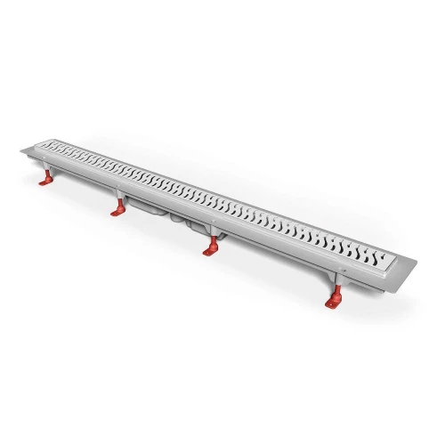 Душевой лоток Creto Zigzag с решеткой хром CRE-850 ZN-Down 85 см