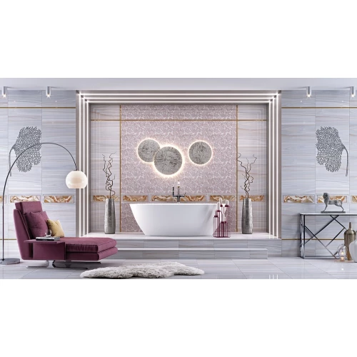 Плитка настенная Нефрит-Керамика Мари-Те серый 00-00-5-18-00-06-1425 1,8 м2, 60х30 см