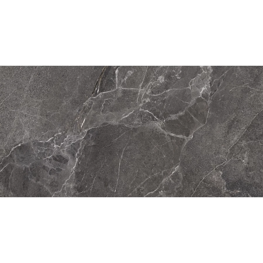 Керамогранит New Trend Karakum Dark лаппатированный карвинг чёрный D120258L 120х60 см