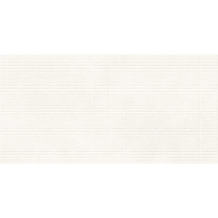 Керамогранит LCM Невел белый чип / Nevel White Chip матовый карвинг 60120NEV01M 120х60 см