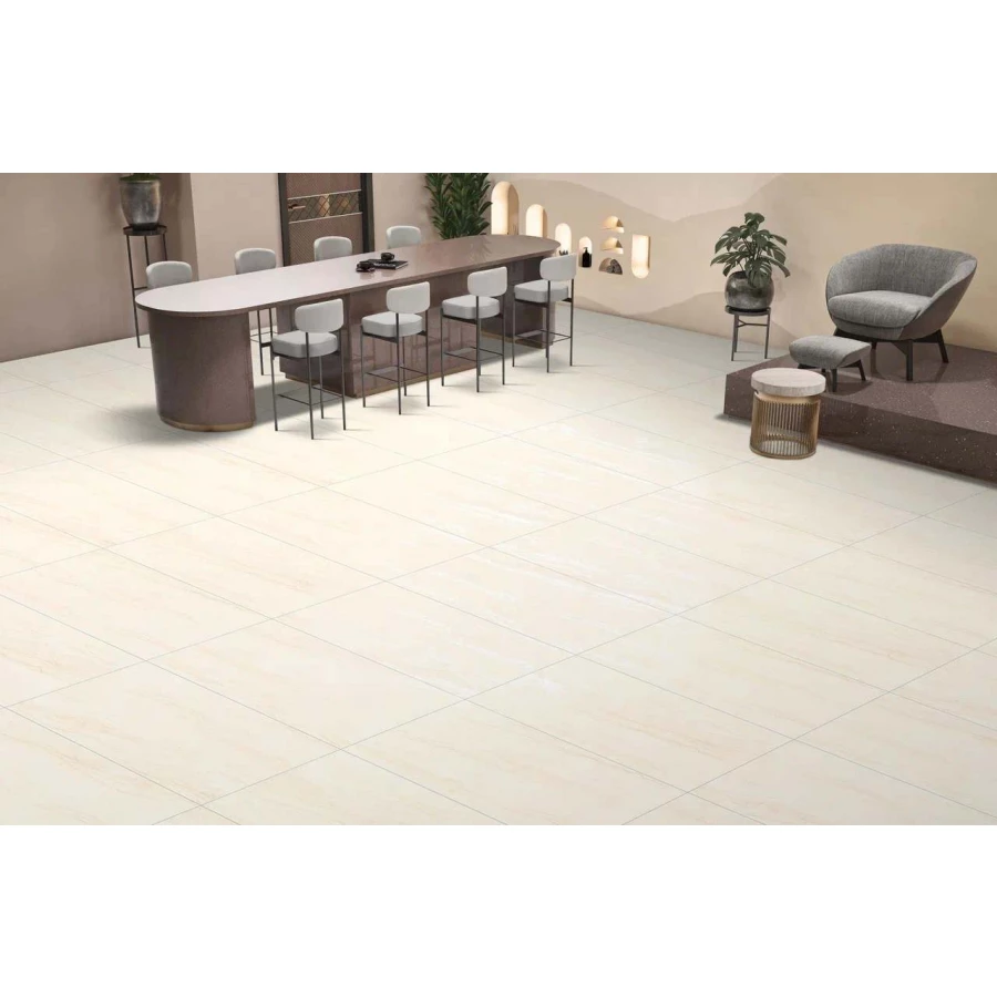 Керамогранит Belleza Brizzo Ivory Carving матовый бежевый 120х60 см