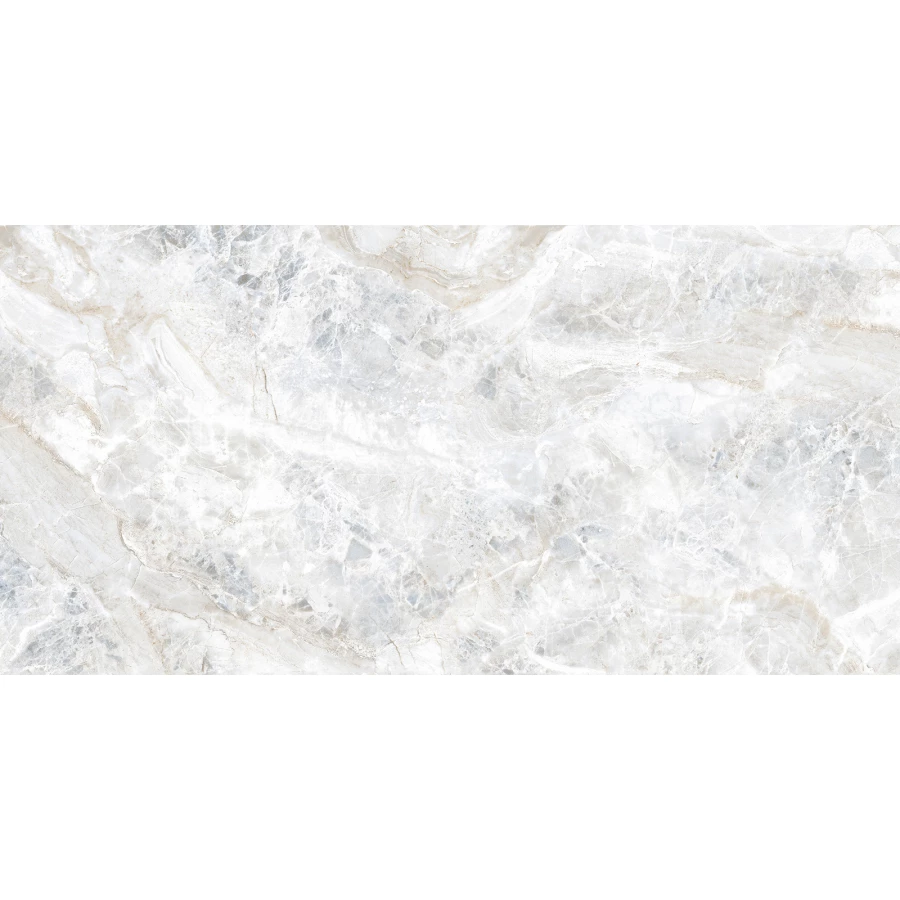 Керамогранит ALMA Ceramica Wave лаппатированный белый 7,5 мм GFA114WAV00L 114х57 см