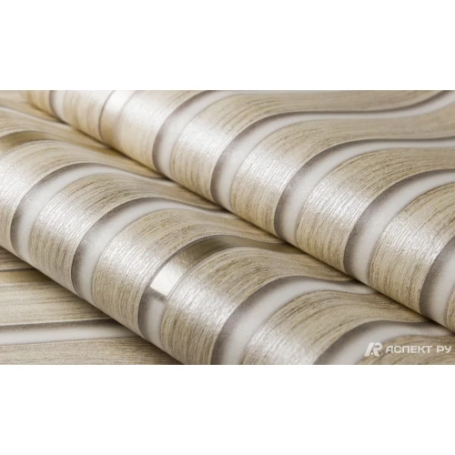 Обои флизелиновые Аспект Рейки бежевые 30275-12 1,06х10,05 м