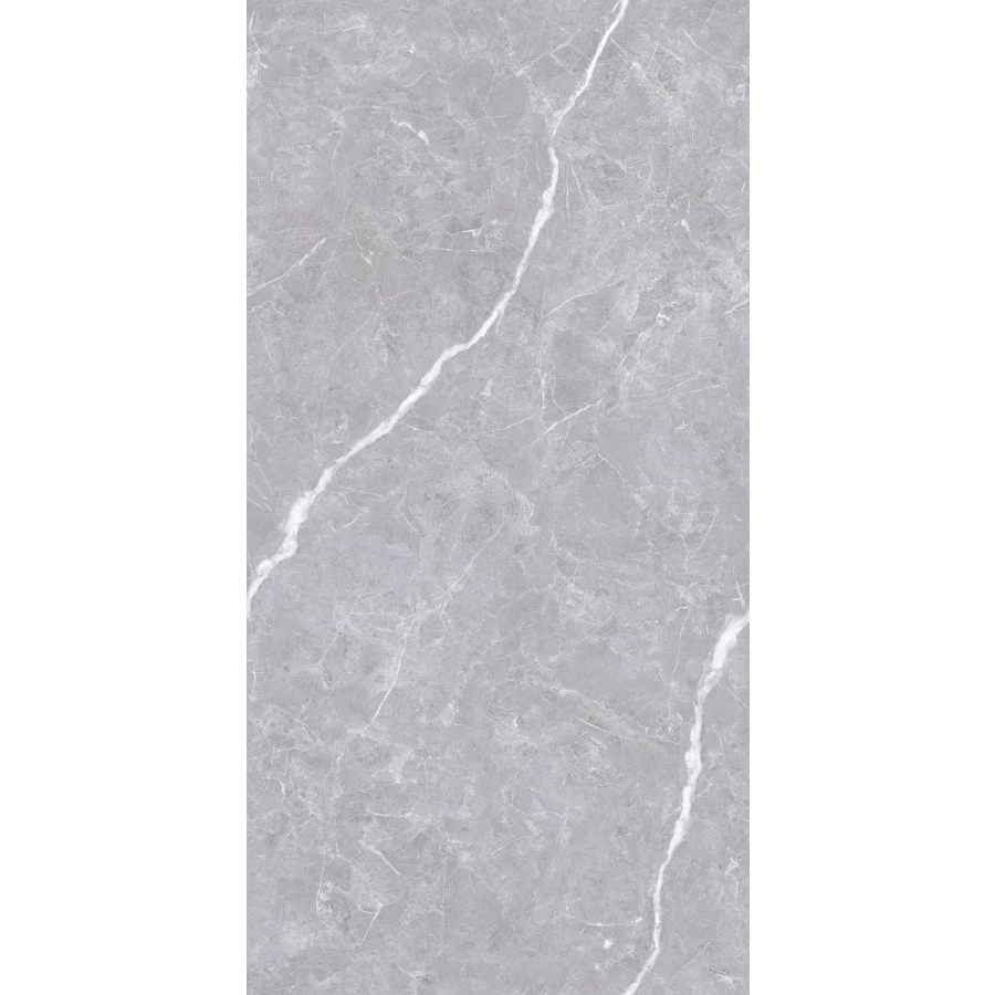 Керамогранит Realistik Luanda Polished Silver Carving серый 120x60 см