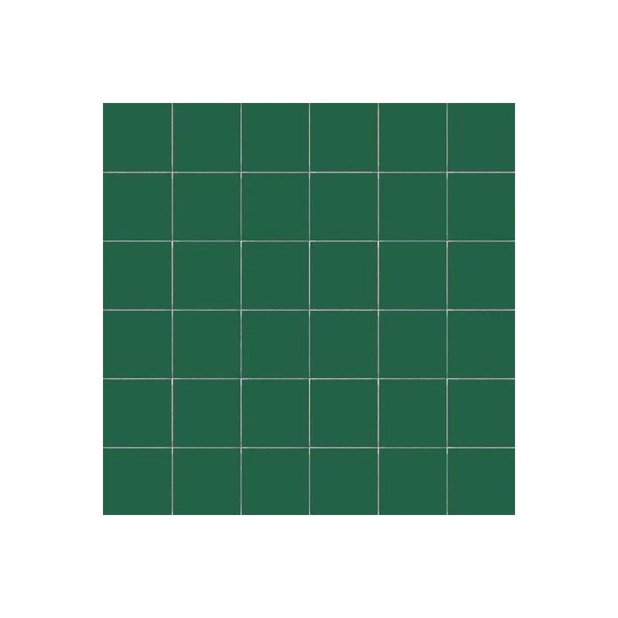 Мозаика Ce.Si. Metro Felce чип 5х5 матовая зеленая 5MA050050RE_51 30х30 см