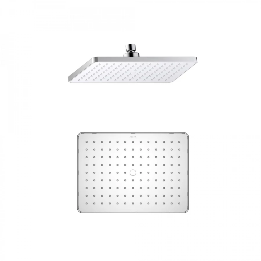 Прямоугольный верхний душ Aquatek AQ2087CR 260*188*68 мм