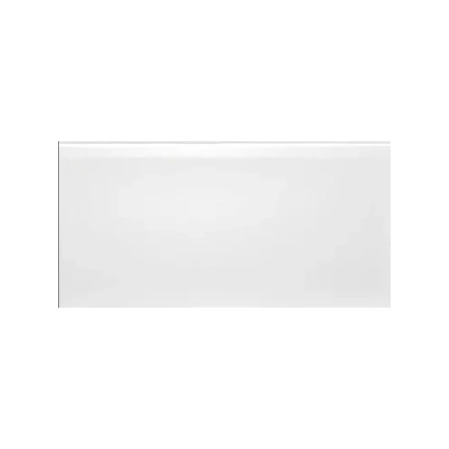 Плитка настенная Dar Ceramics Biselado/Liso Blanco Mate матовая белая 20х10 см