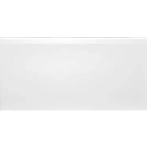 Плитка настенная Dar Ceramics Biselado/Liso Blanco Mate матовая белая 20х10 см