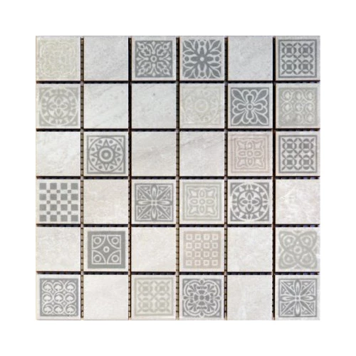 Мозаика декоративная Belleza Атриум серый 20х20 см