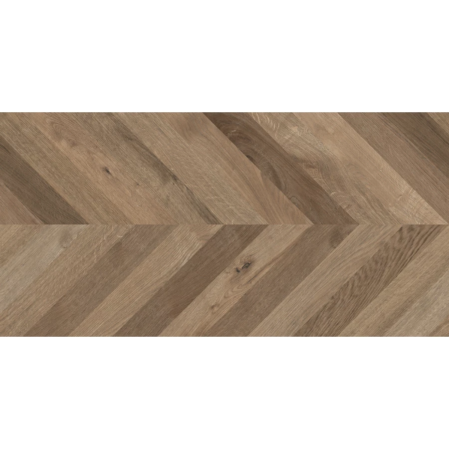 Керамогранит Laparet Wood Lux Walnut Chevron M матовый карвинг коричневый 120х60 см