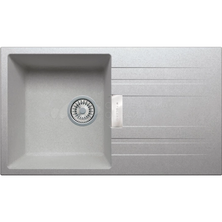 Кухонная мойка Tolero TL-750 TL-750 №001 серый металлик 75х43,5 см