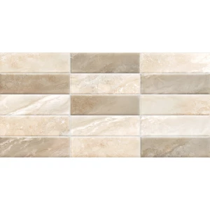 Плитка настенная ALMA Ceramica Adriatic рельефная матовая бежевая TWA3060ADT14 60х30 см