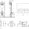 Унитаз Lavinia Boho Relfix Bristol Rimless 75110385 (комплект 9 в 1)