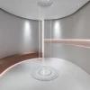 Керамогранит Porcelanosa Кстоне Тура Текстуре / Xtone Tura Texture G-1057 матовый белый 100342788 320x160 см