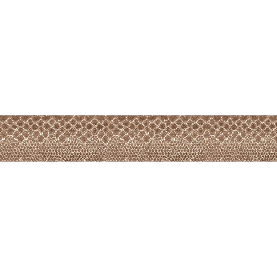 Плитка настенная Atlantic Tiles Magnifique Listelo Cuivre Бордюр матовый бежево-коричневый 29,5х4,8 см