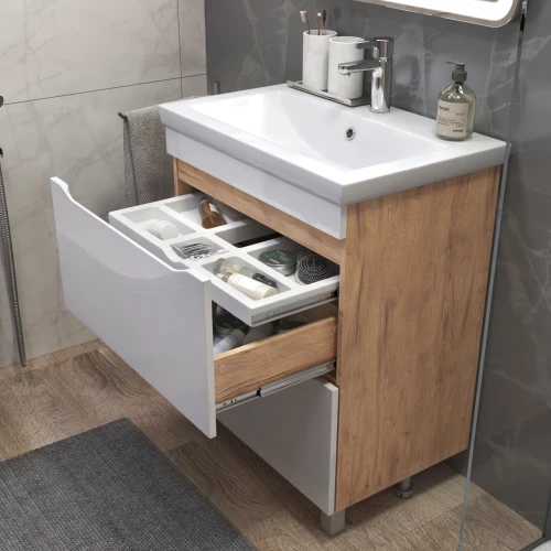 Тумба под раковину Vigo Grani 700-0-2 дуб золотой 202 дуб золотой