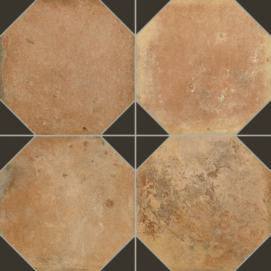 Керамогранит Peronda FS Nonna Black Decor LT матовый коричневый 3388941563 45,2х45,2 см