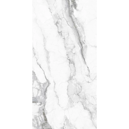 Керамогранит A-Ceramica Carlo Polished глянцевый бело-серый 246738 160х80 см