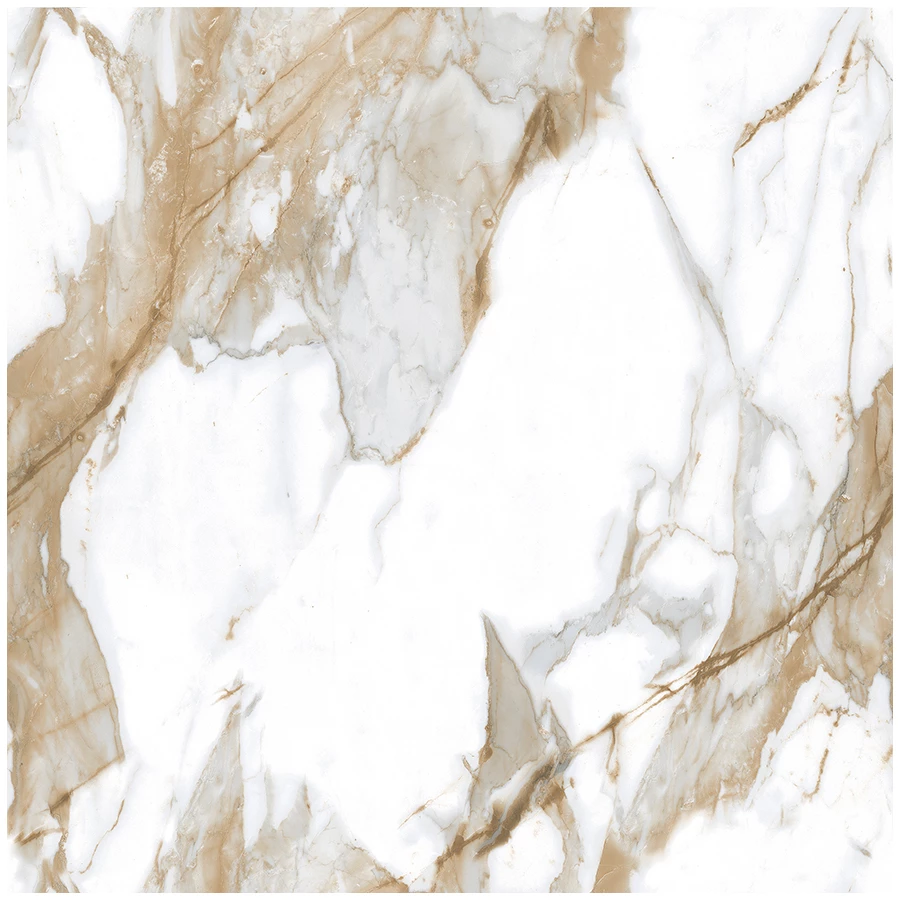 Керамогранит Ceradim Calacatta Fairy Gold бежевый Полированный 60х60 см