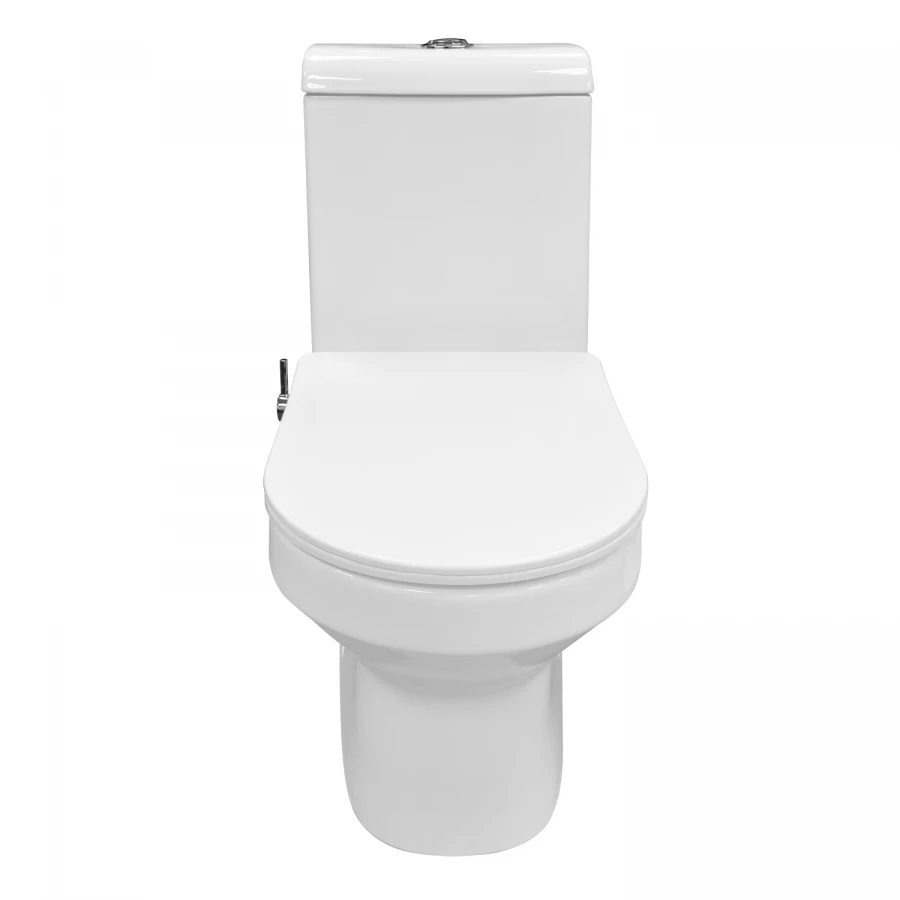 Унитаз-моноблок Azario Brusco напольный со встроенной функцией биде в комплекте с сиденьем дюропласт микролифт AZ-1085B 70x38x80.5 см