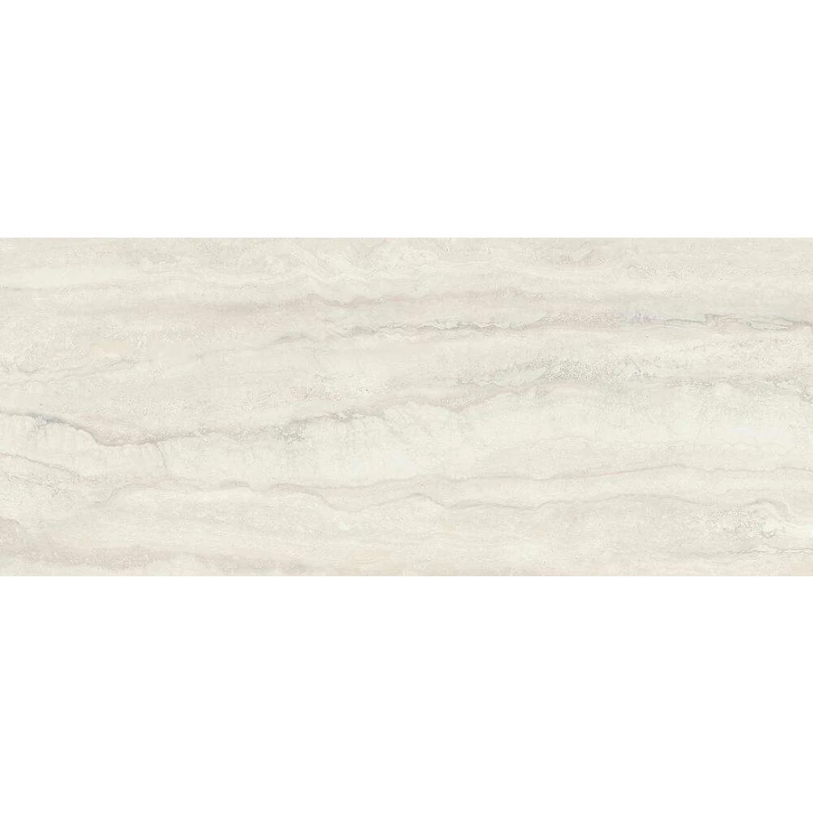 Керамогранит Provenza Unique Travertine Vein Cut White Naturale матовый белый ELKX 278х120 см