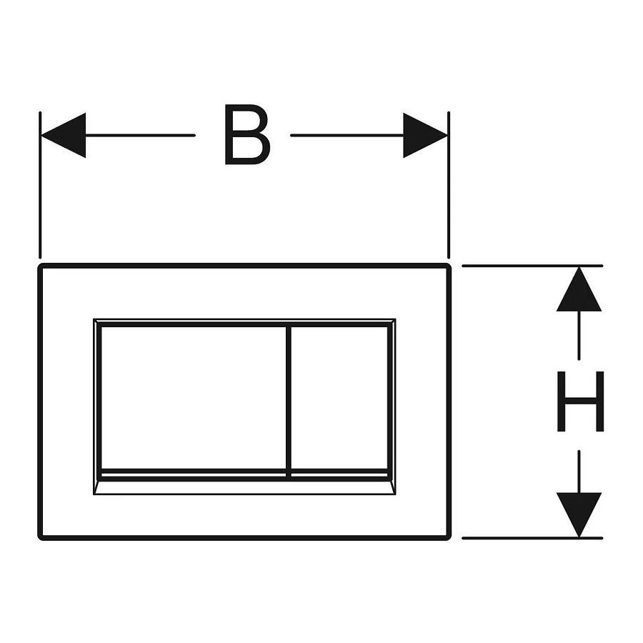 Смывная клавиша Geberit Sigma 30 черный 115.883.DW.1
