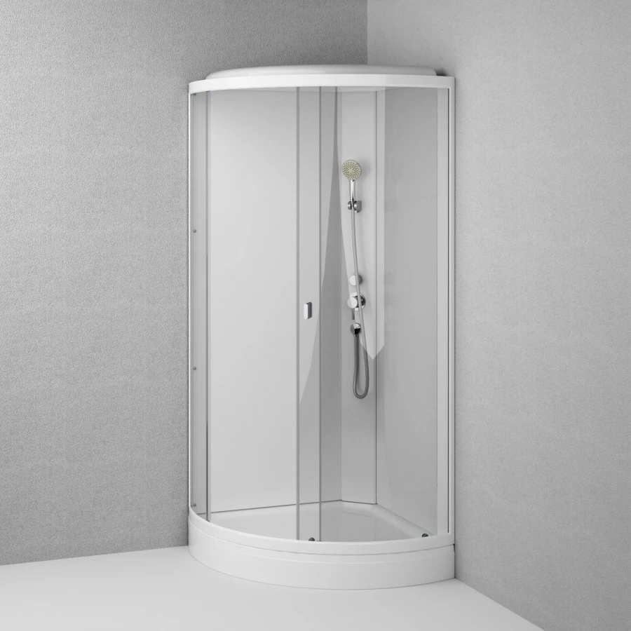 Душевая кабина Am Pm X-Joy без гидромассажа W88C-301-090WT64 90х90 см